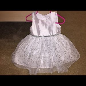 White very sparkly dress.! Love it so much.!